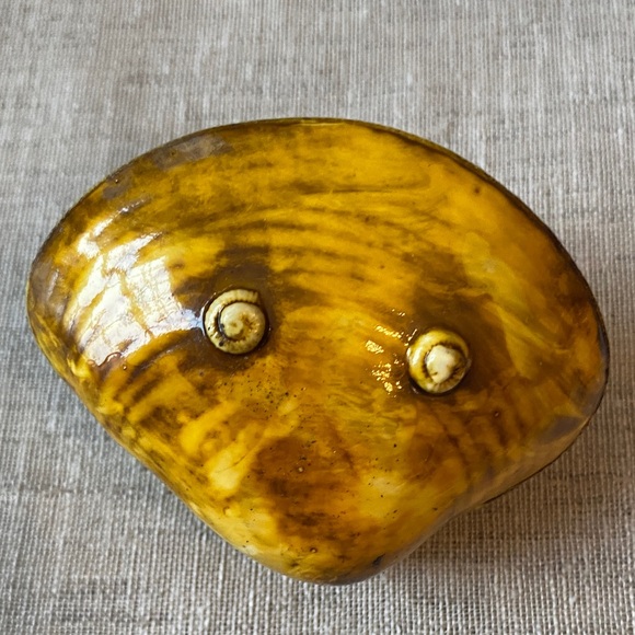 Japanese Netsuke 1930’s Miniature Carved Shell Diorama - movable wheel - Picture 3 of 4